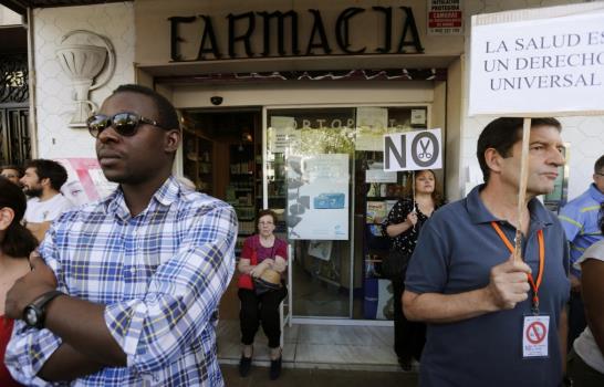 Protesta contra el apartheid sanitario de inmigrantes sin papeles en España Protesta contra el apartheid sanitario de inmigrantes sin papeles en España