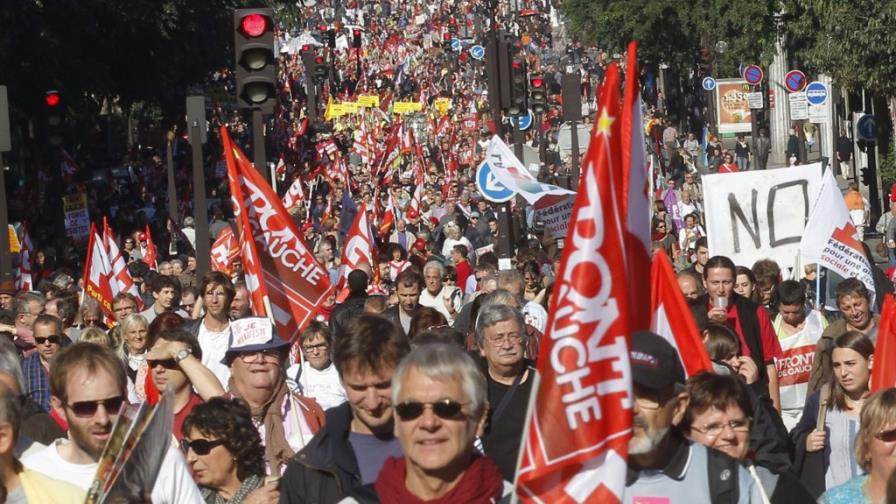 Protestas en Europa contra austeridad