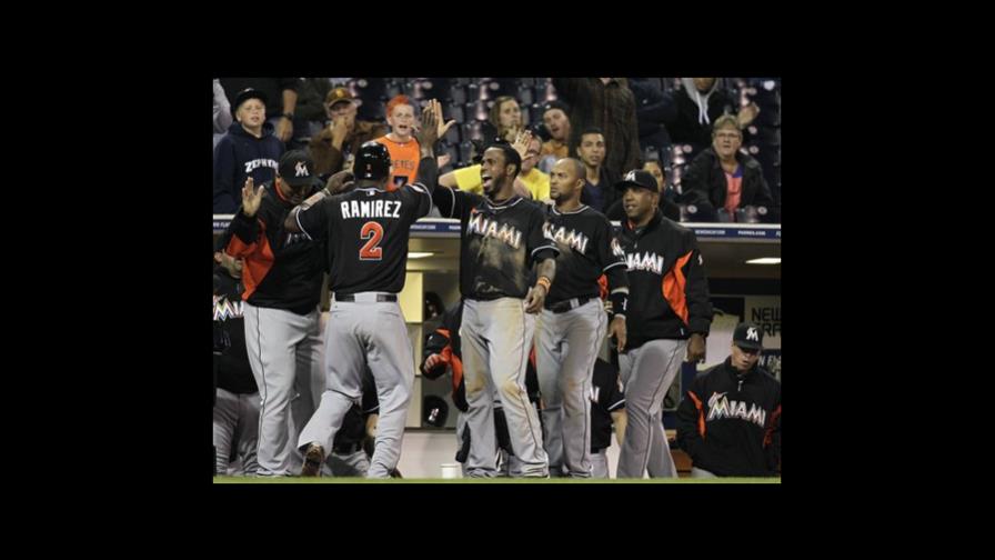 Hanley conecta par de vuelacercas en victoria de Miami