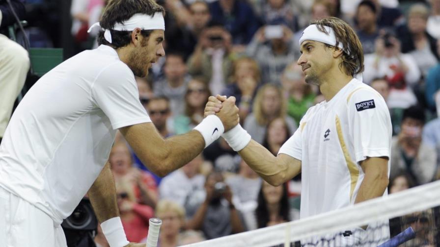 Ferrer supera a Del Potro en su camino hacia los cuartos de Wimbledon
