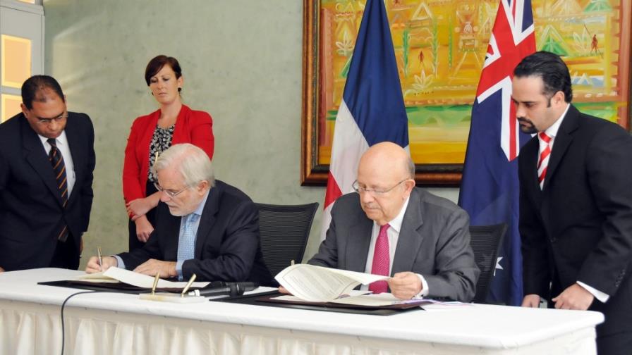 República Dominicana y Australia firman Memorándum de Entendimiento