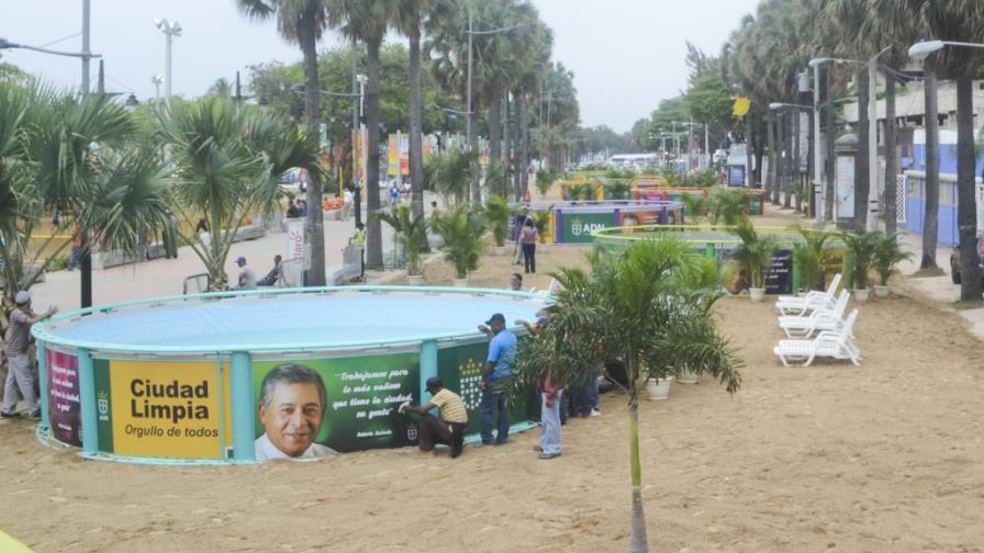 Plaza Güibia beach está lista para el pueblo