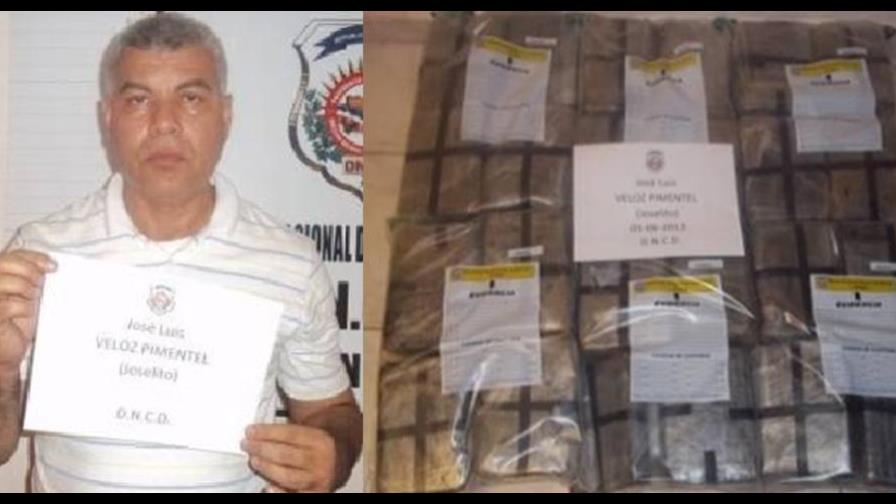 Detienen hombre con 36 paquetes de cocaína