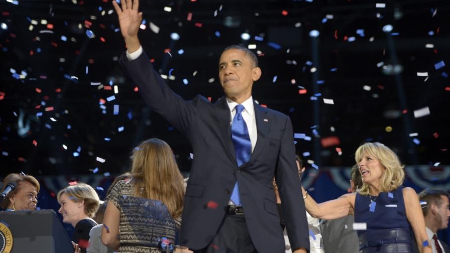 Obama gana gracias a 25 estados y la capital, a falta de Florida