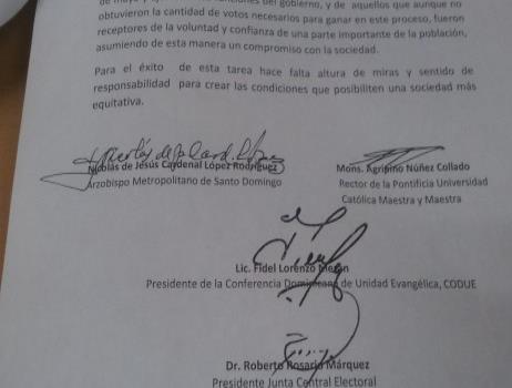 Líderes religiosos exhortan a partidos a evitar violencia