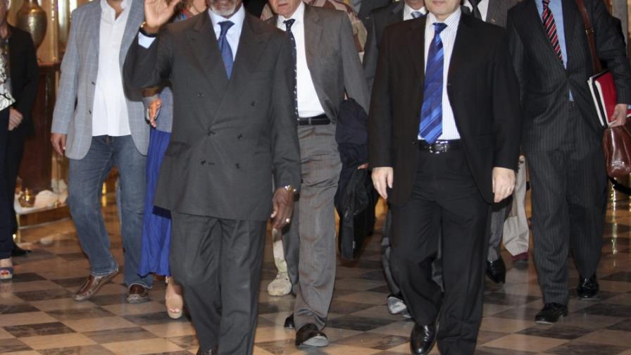 Llega a Damasco Kofi Annan en su tercera visita como mediador