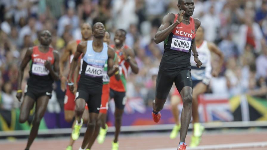 David Rudisha batió su propio récord en los 800 metros