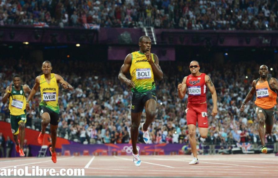 Usain Bolt repitió el doblete en 100 y 200