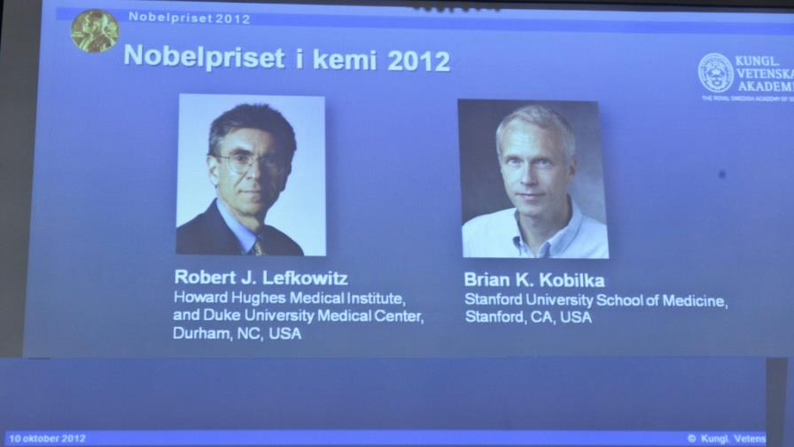 Los estadounidenses Lefkowitz y Kobilka ganan el premio Nobel de Química