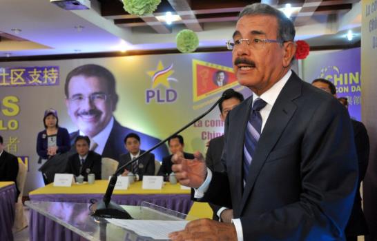 Danilo promete facilidades para inversión china