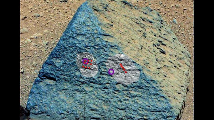 Curiosity encuentra una piedra marciana que se parece a las de la tierra