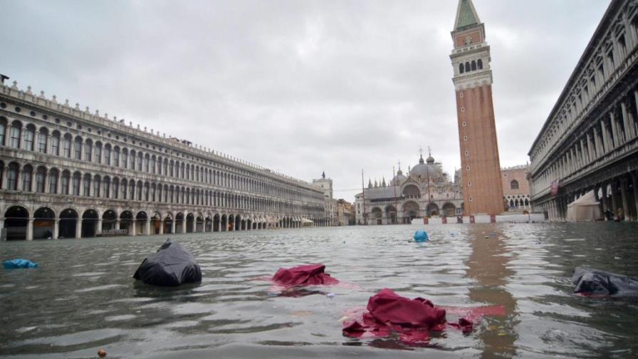 Venezia bajo efectos de merea alta