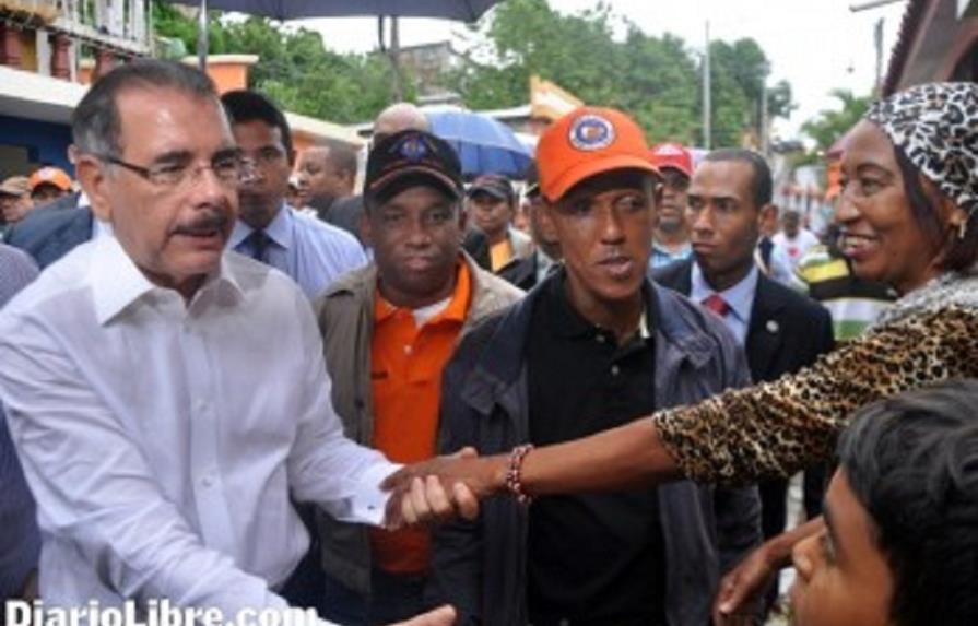 Flooding causes serious damage in the Cibao; President Medina travels the area