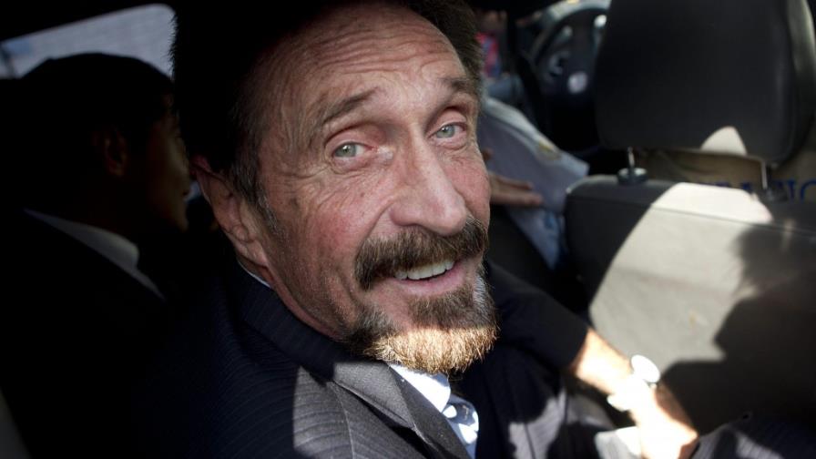 Guatemala expulsará a John McAfee a Estados Unidos
