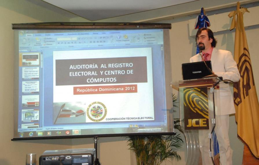 Funcionario de la OEA asegura Padrón Electoral es totalmente confiable
