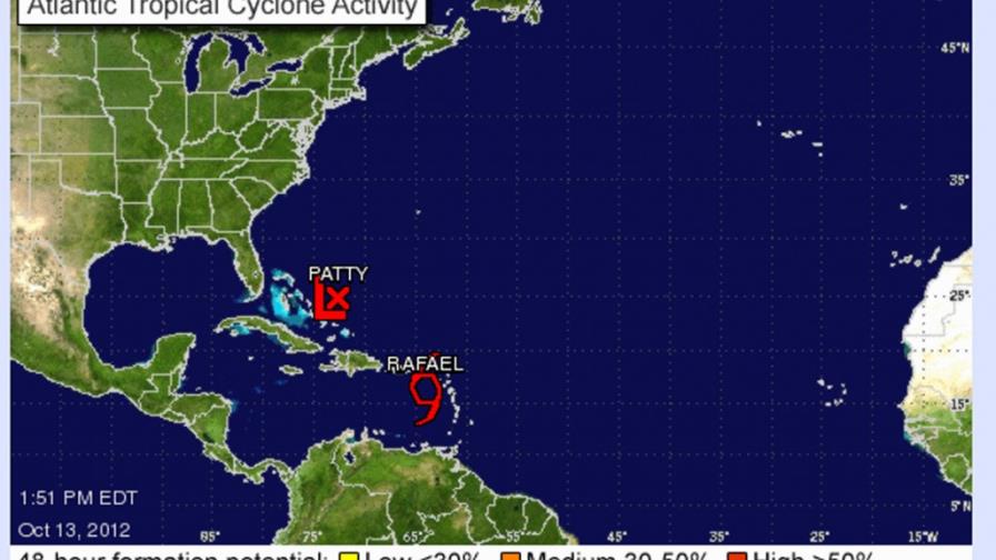 La tormenta tropical Rafael deja intensas lluvias en las Antillas menores