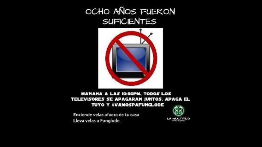 Grupos llaman a apagar televisores durante discurso de Leonel