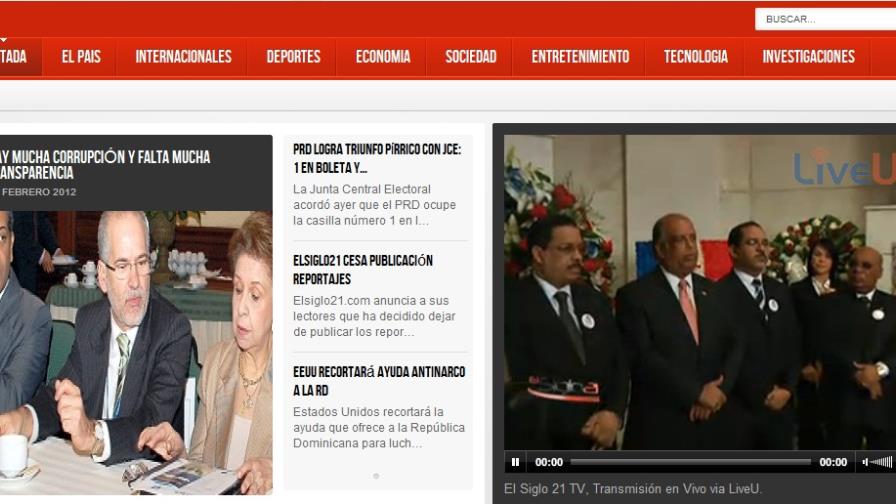 El diario ElSiglo21.com vuelve a estar en línea El diario ElSiglo21.com vuelve a estar en línea