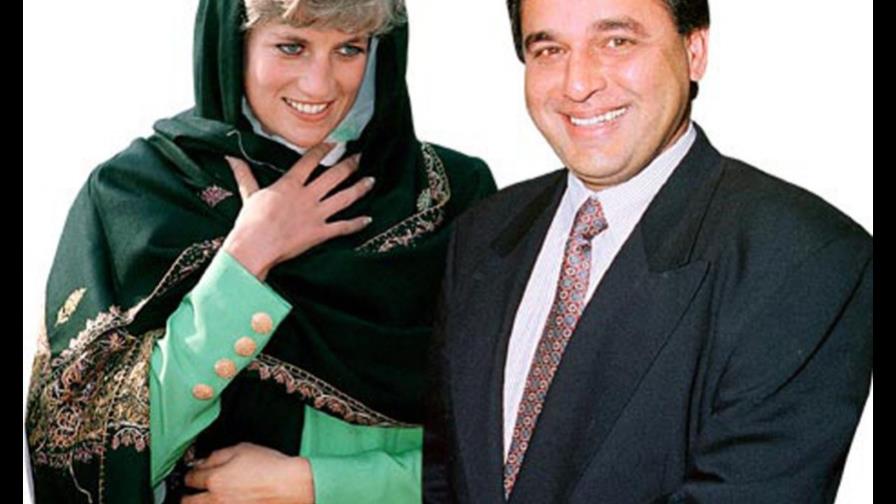 Pincharon amante de Diana de Gales