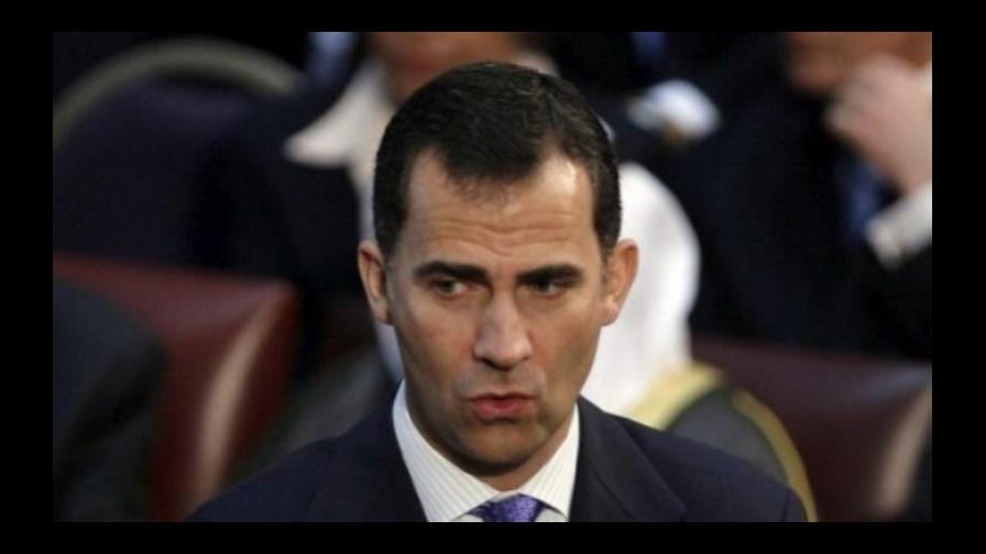 El príncipe Felipe de Borbón llega hoy a Dominicana