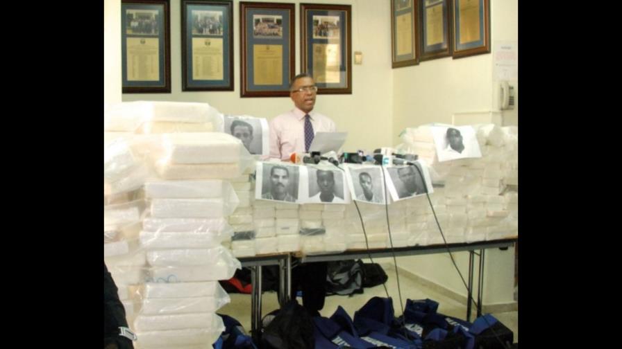 DNCD tiene 7 presos por 807.4 kilos de cocaína