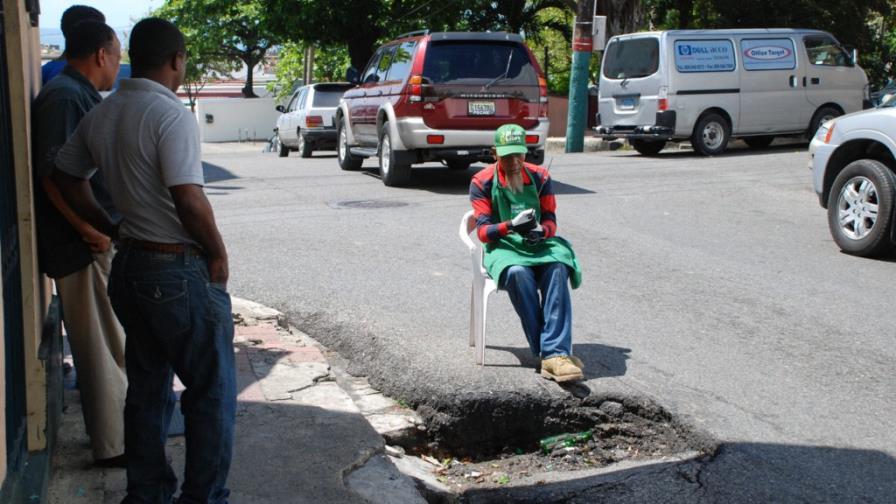 Boquete colonial en la calle Arzobispo Meriño