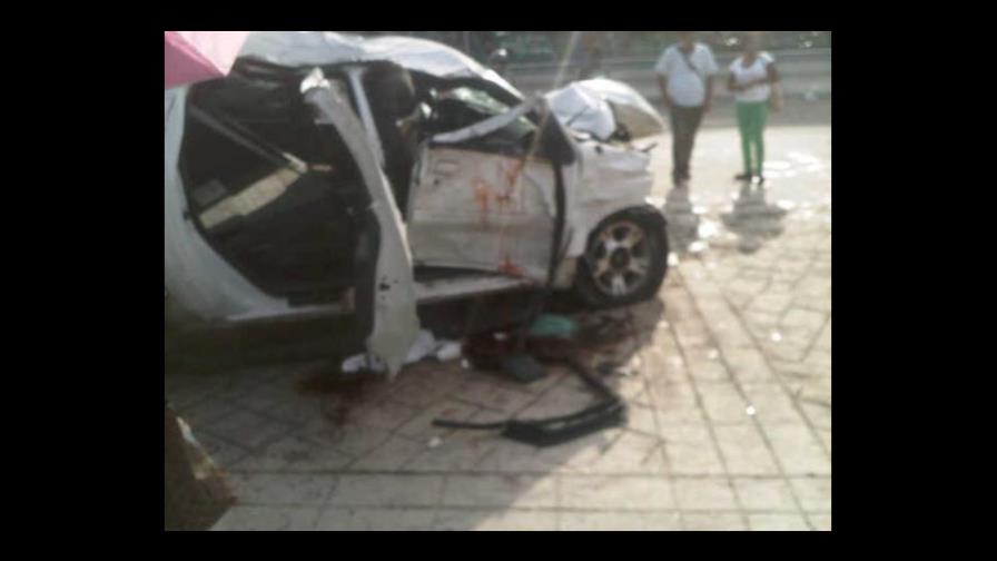 Violación a señal de tránsito provocó accidente dejó dos muertos y cuatro heridos