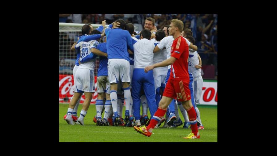 Grecia derriba a Rusia y pasa a cuartos en Eurocopa