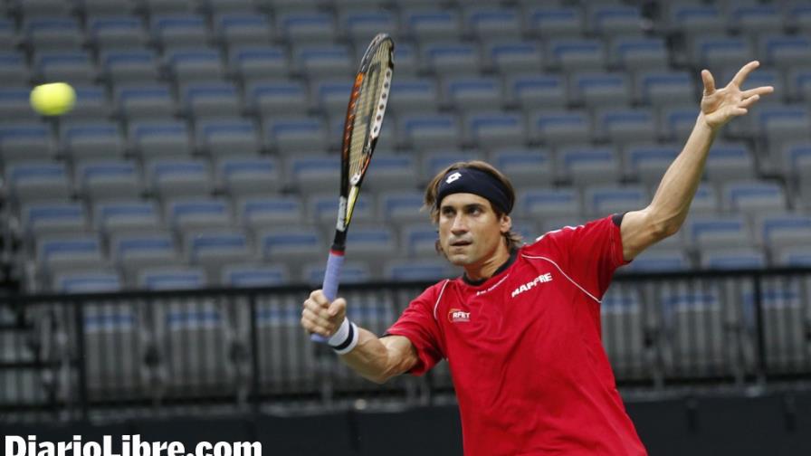 Ferrer y Stepanek, hoy, en la final de Copa Davis Ferrer y Stepanek, hoy, en la final de Copa Davis