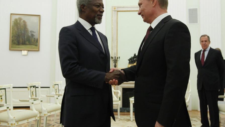 Kofi Annan y Rusia creen aún posible un compromiso internacional sobre Siria