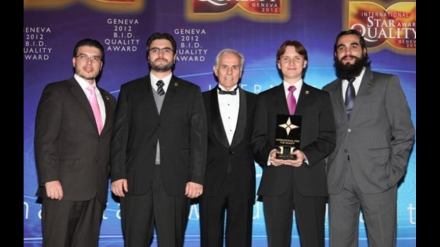 Empresa dominicana recibe galardón mundial por su calidad Empresa dominicana recibe galardón mundial por su calidad