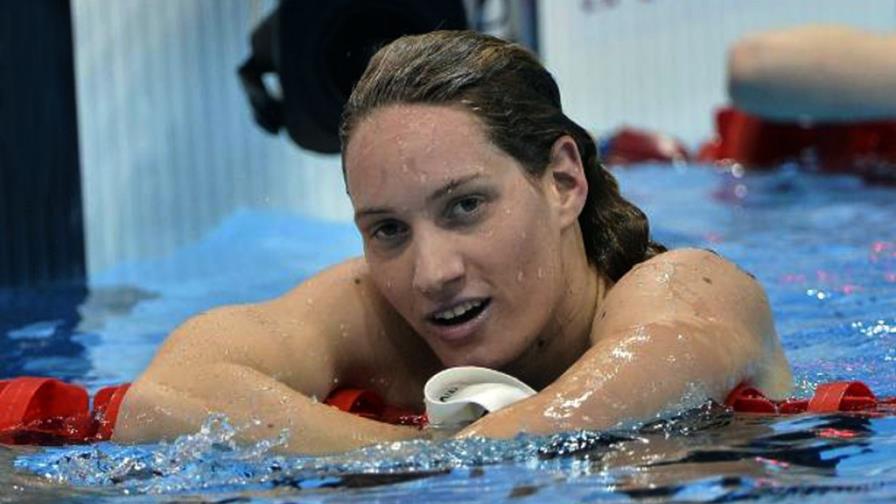 Camille Muffat voló sobre las aguas