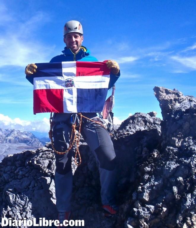 Iván Gómez en el Monte Carstensz