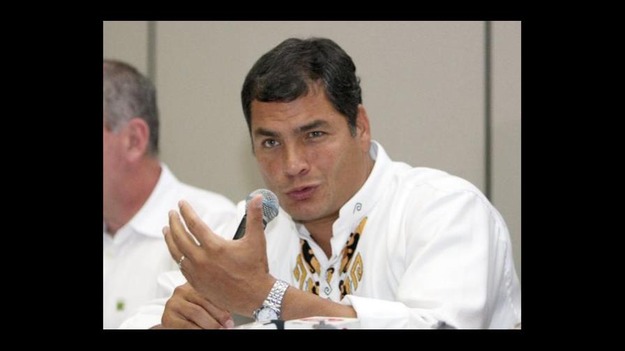 Presidente de Ecuador tilda de grosera e intolerable la amenaza de R.Unido