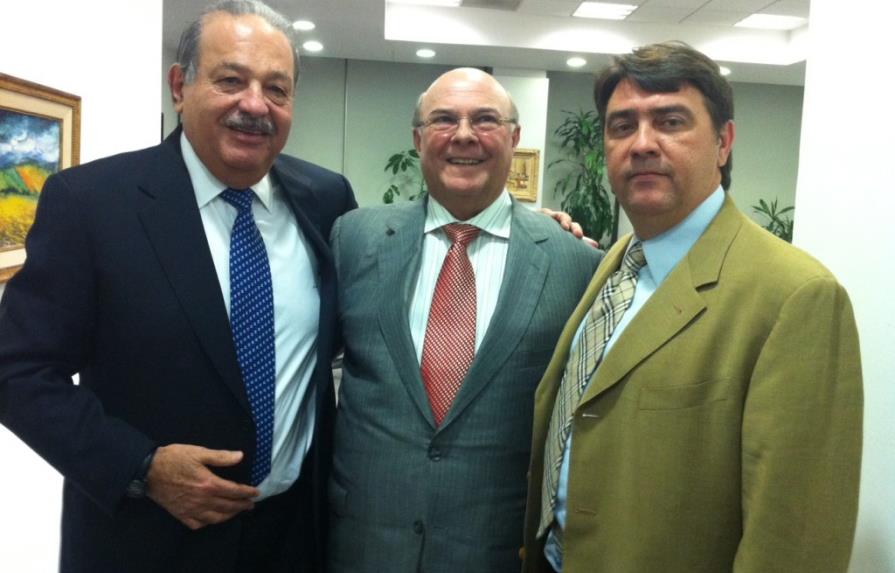 Hipólito se reúne en México con Carlos Slim y otros empresarios
