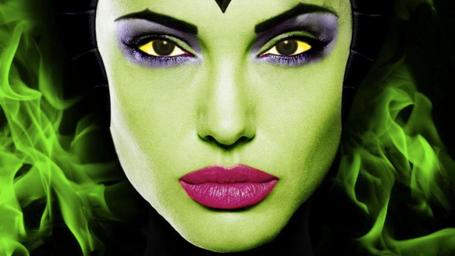 Angelina Jolie ya posa como la bruja maléfica de La bella durmiente