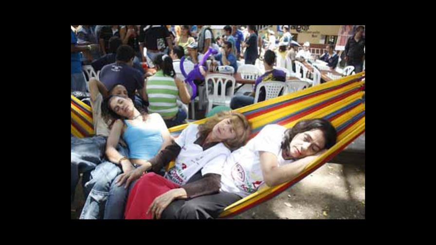 En Colombia celebran con ganas el Día de la Pereza