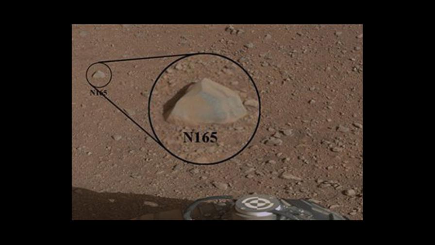 Explorador de la NASA usa su láser contra roca de Marte Explorador de la NASA usa su láser contra roca de Marte