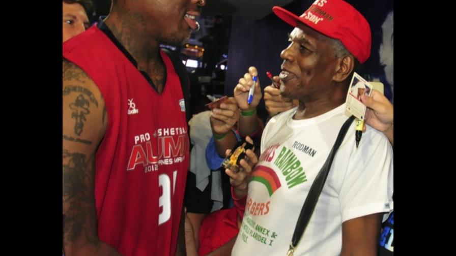 Rodman, 42 años sin ver a su padre
