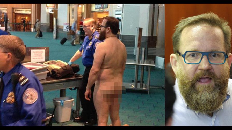 Judío se desnuda en aeropuerto en protesta por sistema de seguridad