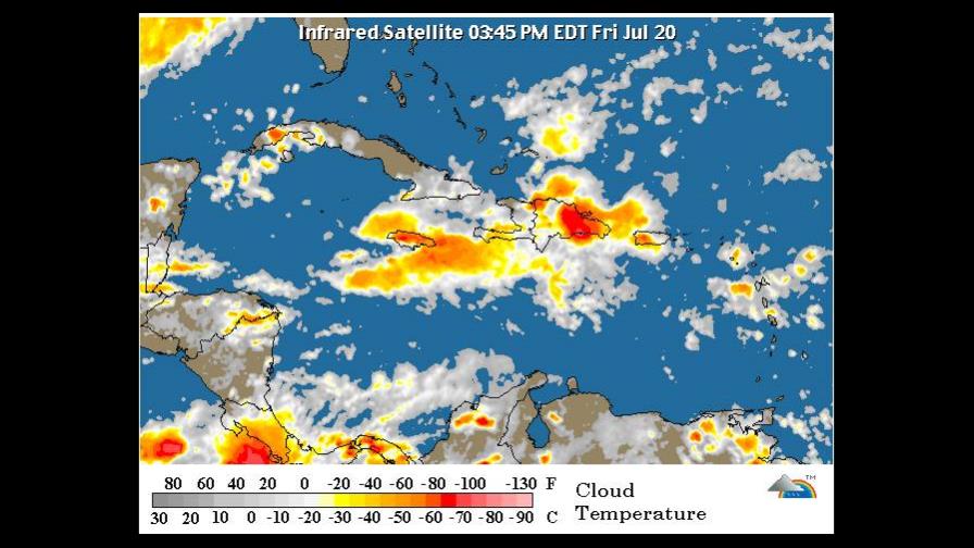 Los aguaceros continuarán durante el fin de semana a causa de una onda tropical