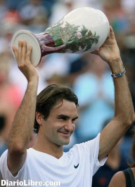 Federer logra su 5to título en Cincinnati