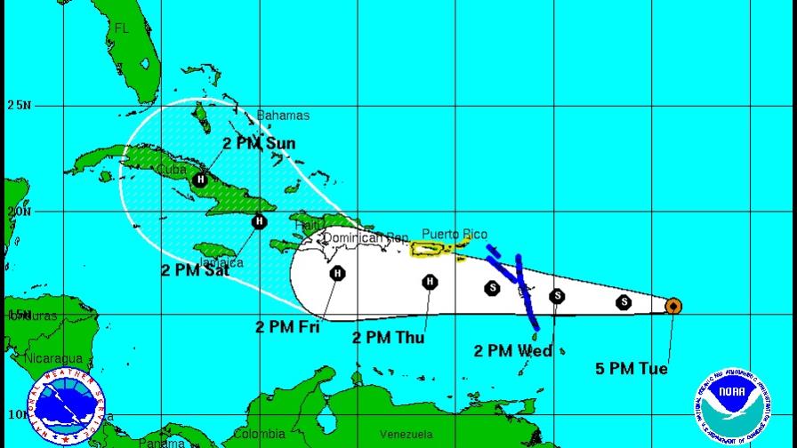 Declaran alerta para todo el país por tormenta Isaac Declaran alerta para todo el país por tormenta Isaac