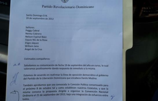 Seguidores de Hipólito apoyan reunión de la Comisión Política el 8 de octubre