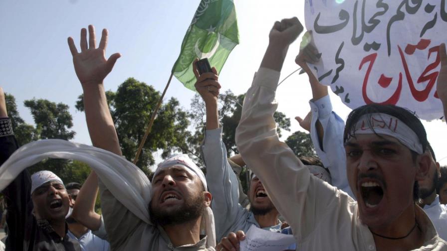 Marchas de protesta pacíficas en el mundo musulmán, salvo en Pakistán