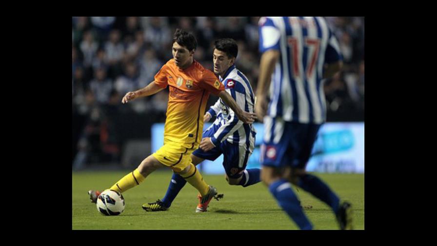 Tripleta de Messi en victoria del Barcelona