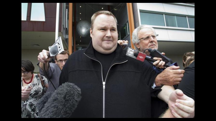 Excarcelan al fundador de Megaupload en Nueva Zelanda