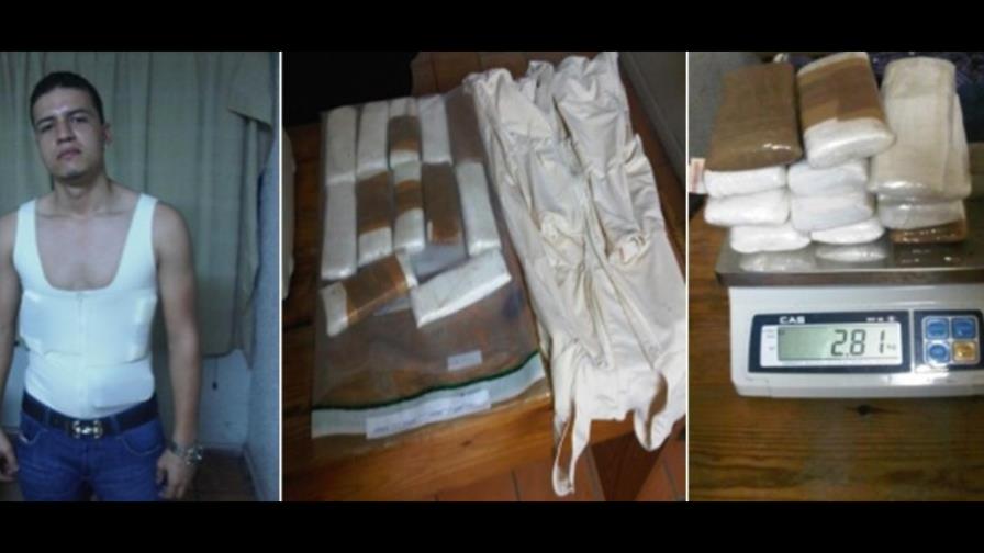 DNCD apresa dominicano llevaría cocaína a Inglaterra
