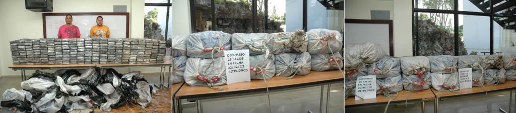 DNCD se incauta de 610 paquetes de droga en Boca Chica