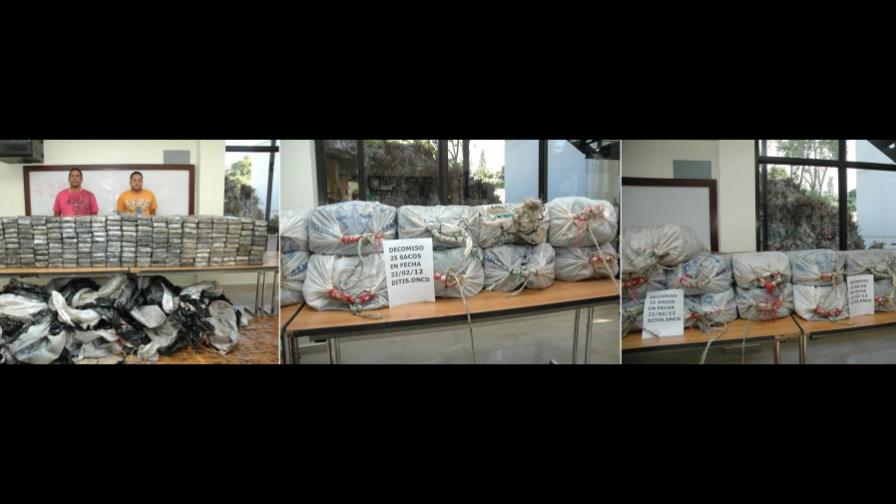 DNCD se incauta de 610 paquetes de droga en Boca Chica